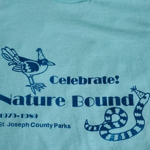 Vintage Retro Screen Stars 50/50 TShirt Graphic Tee Celebrate! Nature Bound - Picture 2 of 3